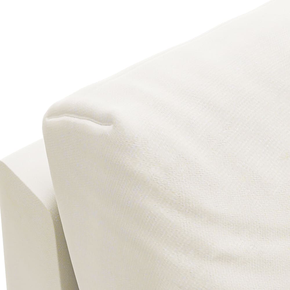 Haven Muse Flax Armless Sofa Chair Module color Muse Flax