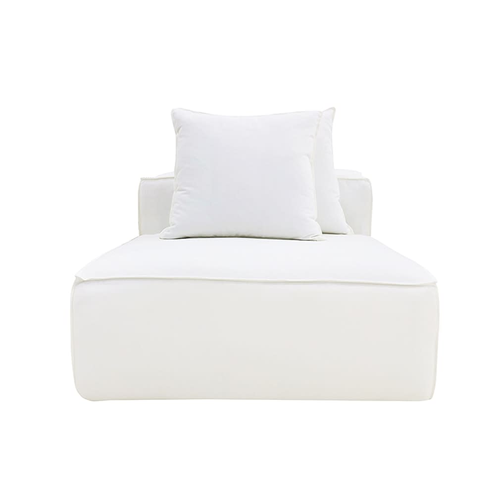 Riley Sofa Modules Slip Covers Muse Frost color Muse Frost