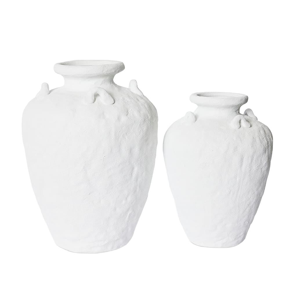 Aziza Vase White - 54cm color White