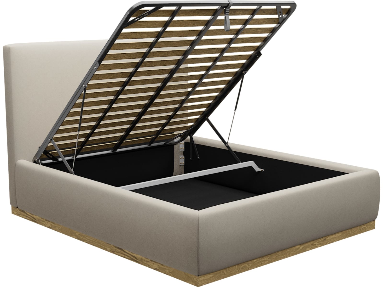 Haven Gas Lift Bed Isla Sea Pearl color Isla Sea Pearl