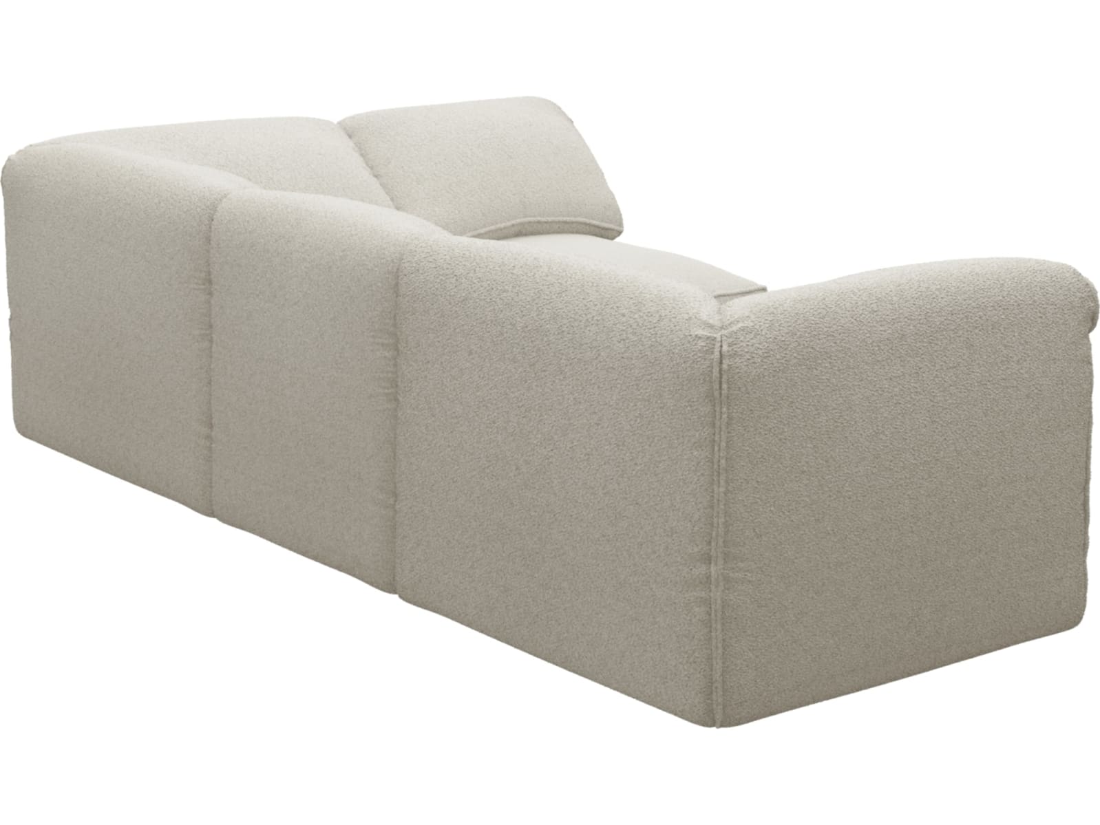 Kai Boucle Ivory Modular Sofa - 4 Seater color Boucle Ivory