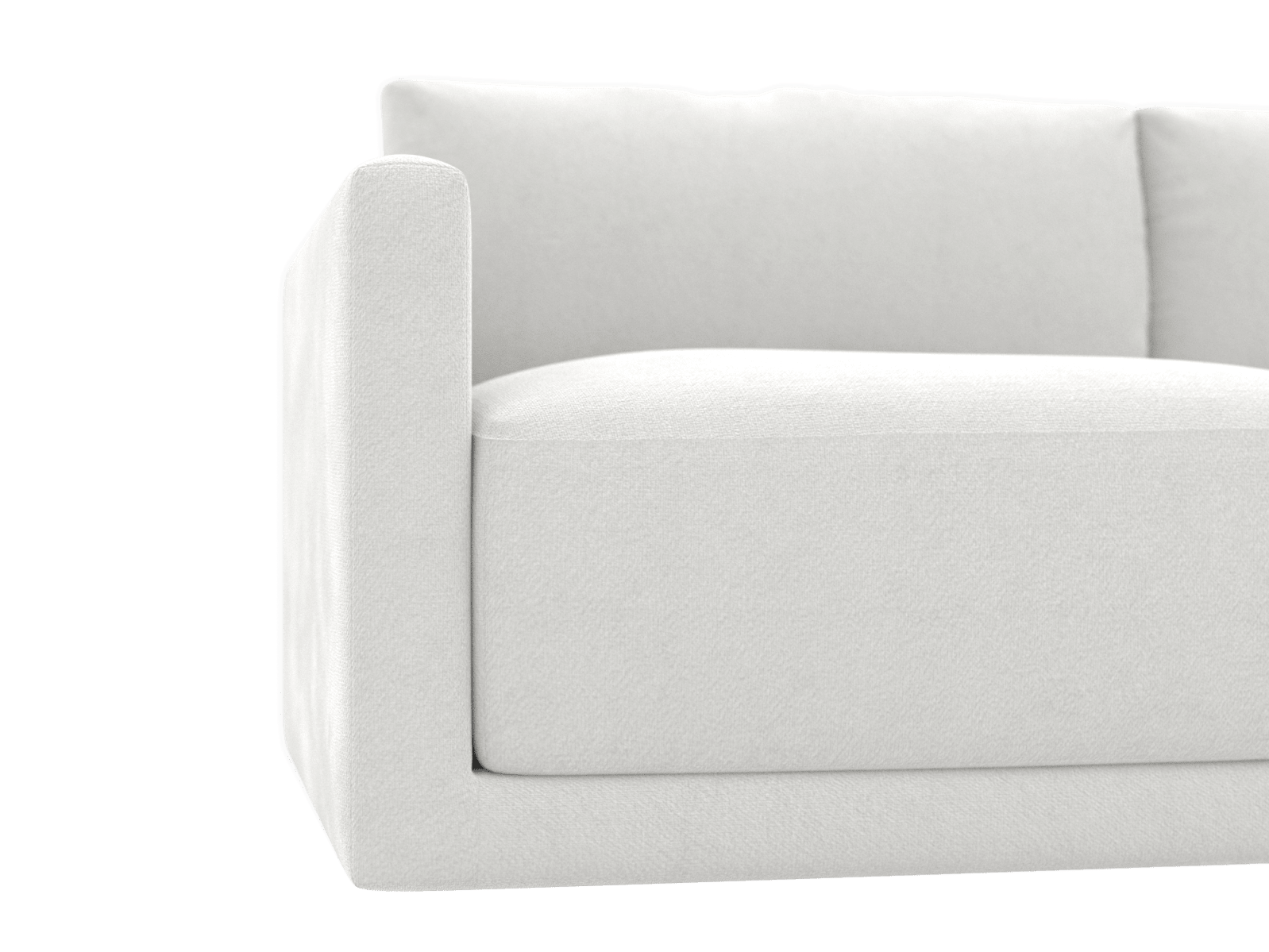 Haven Muse Frost 3.5 Seater Sofa color Muse Frost