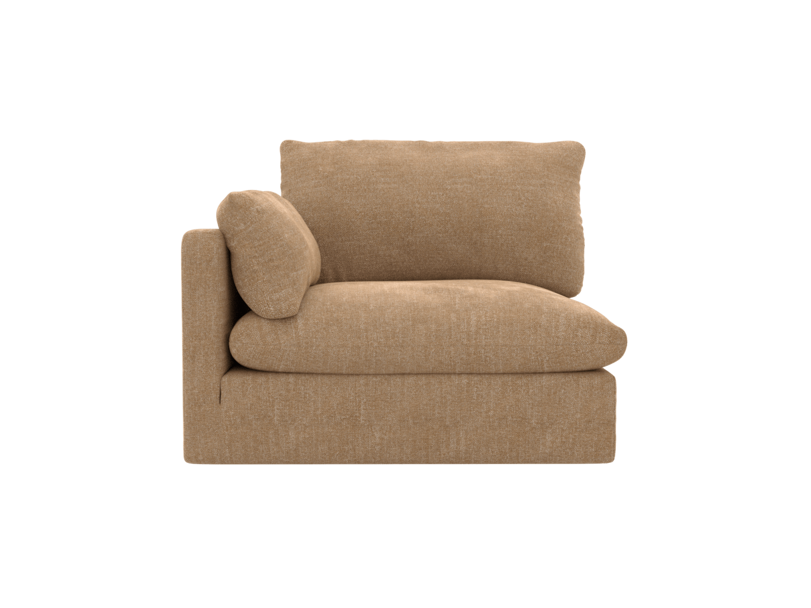 Willow Avon Honey 1 Seat Left Arm Facing Sofa Module color Avon Honey