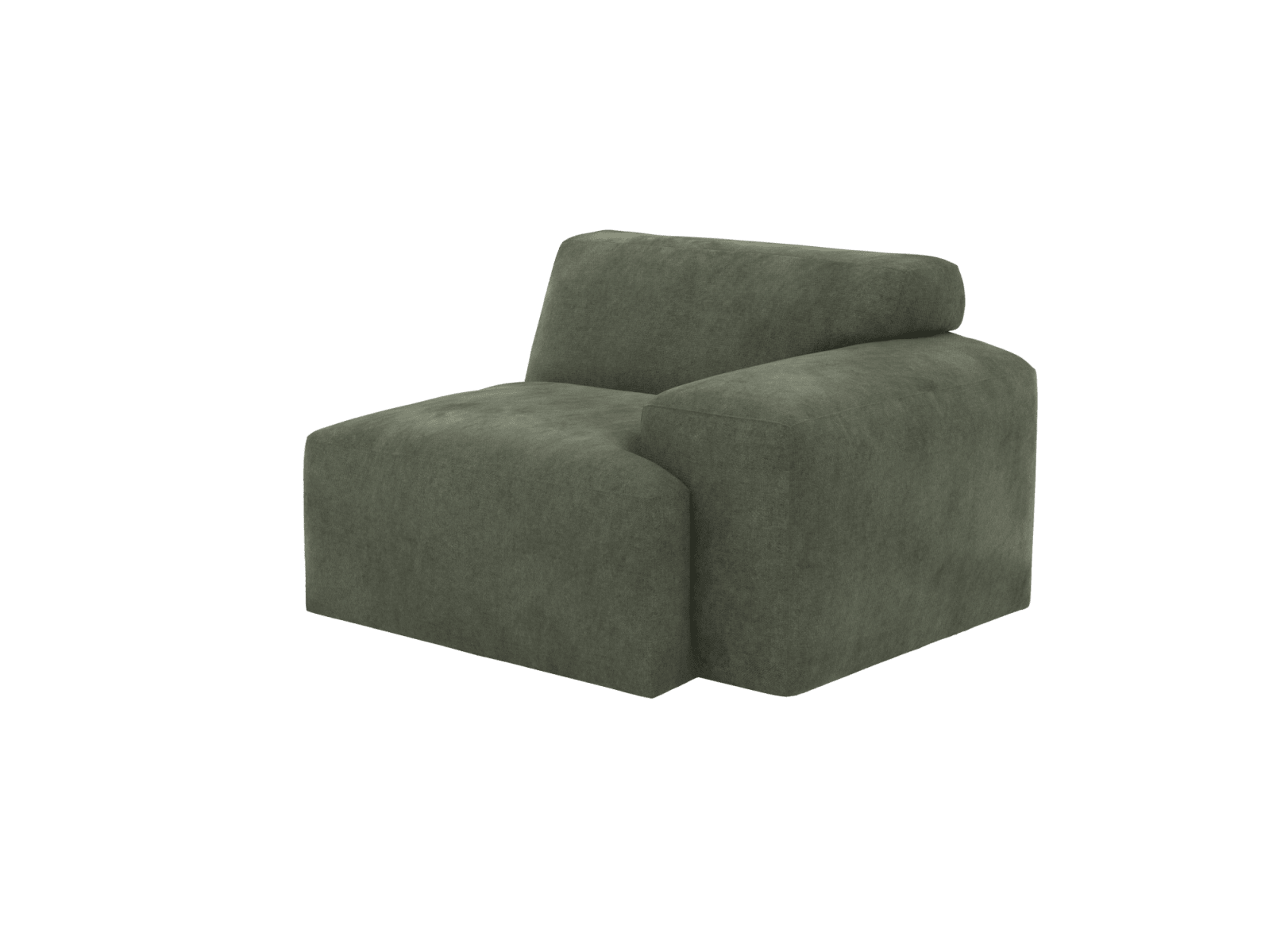Copenhagen Muse Forest Right Arm Facing Sofa Module color Muse Forest