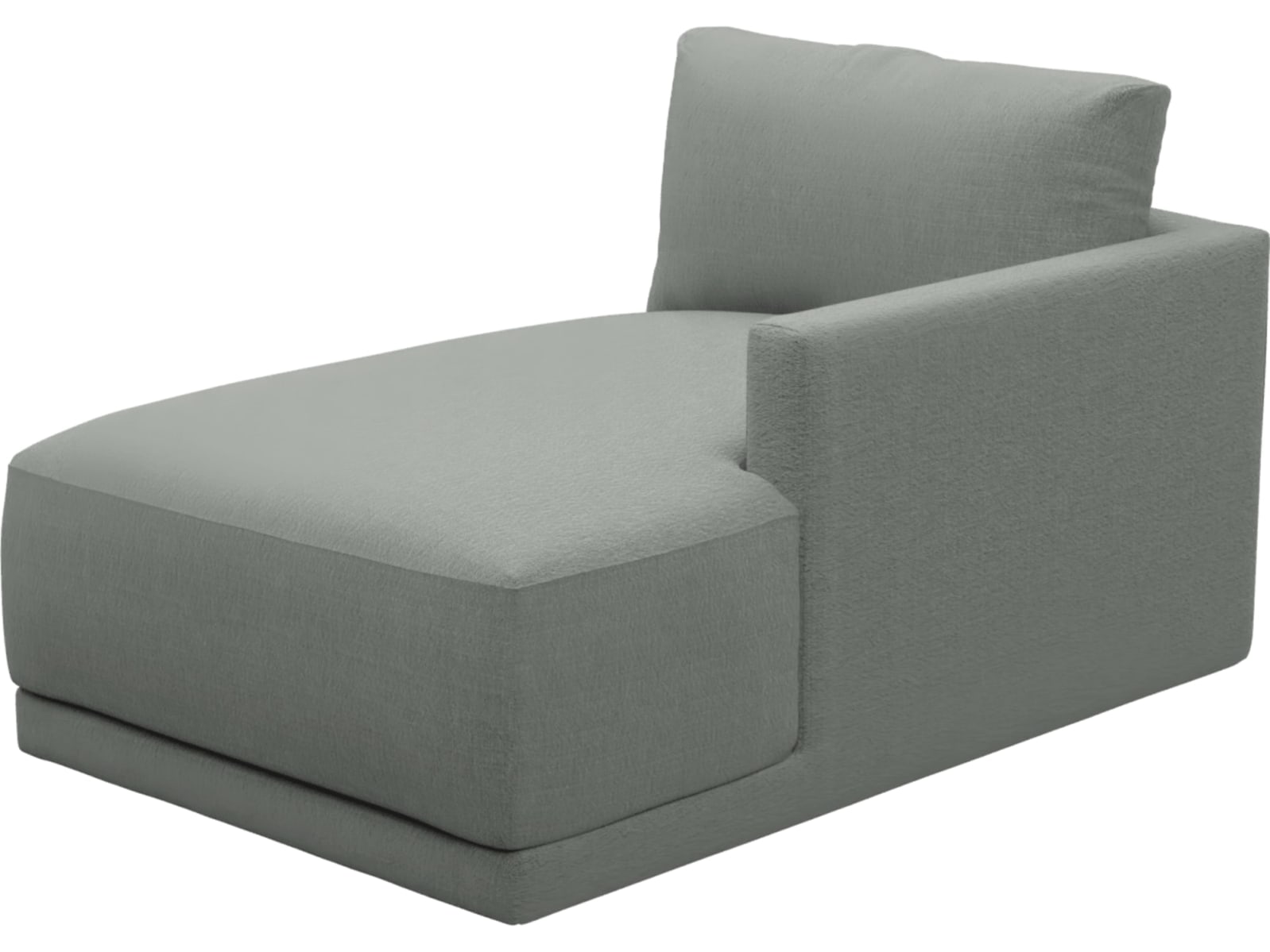 Haven Tribute Storm Right Arm Facing Chaise Module color Tribute Storm