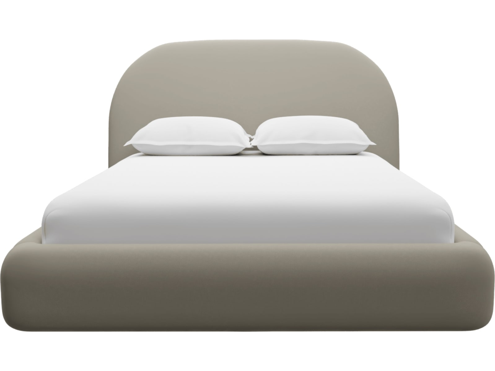 Capri Gas Lift Bed Plaza Natural color Plaza Natural