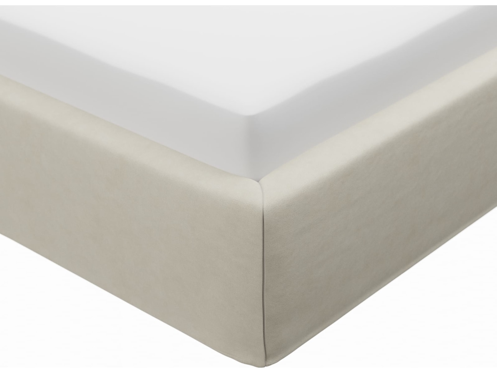 Willow Gas Lift Bed Muse Flax color Muse Flax