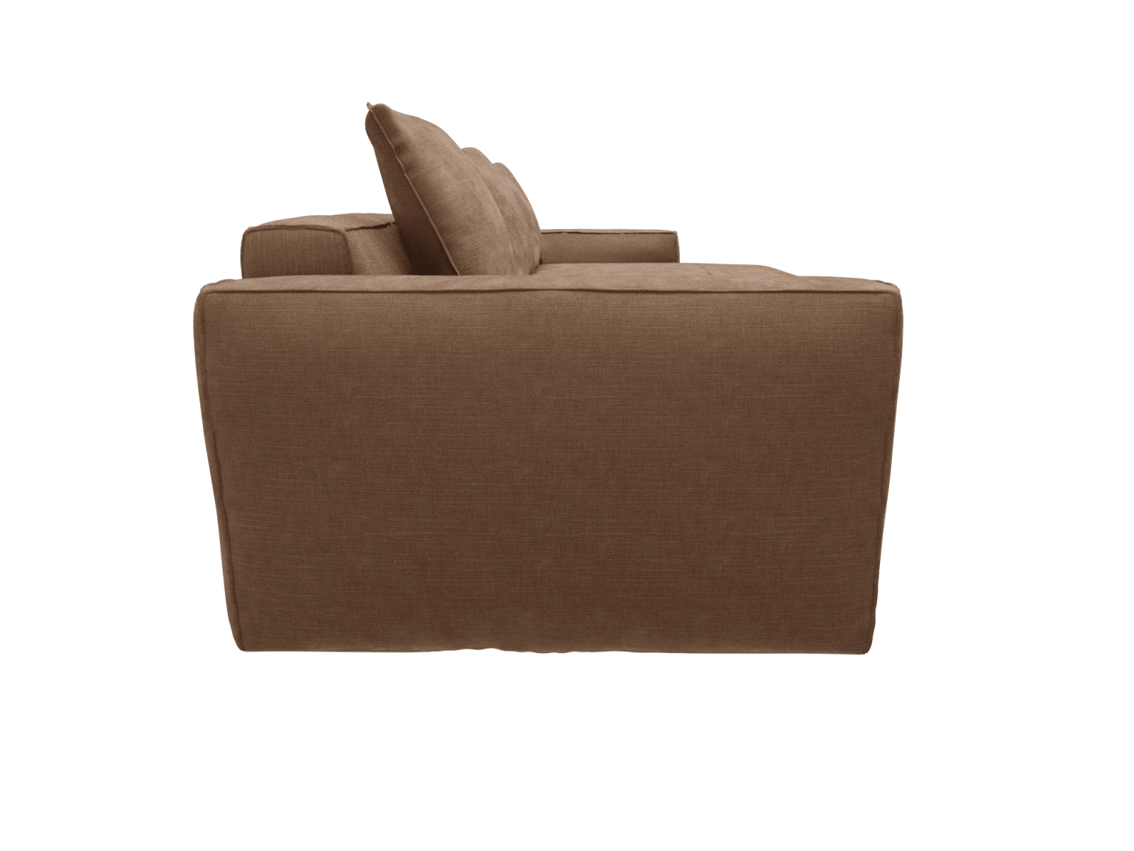 Riley Apt Tribute Chestnut Sofa - 3 Seater Chaise color Tribute Chestnut