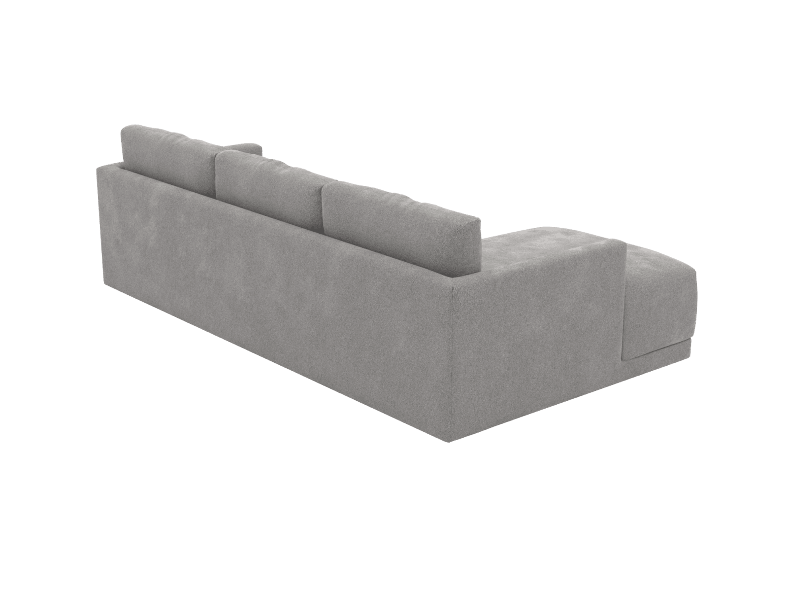 Haven Toorak Pebble 3 Seater Chaise Sofa color Toorak Pebble