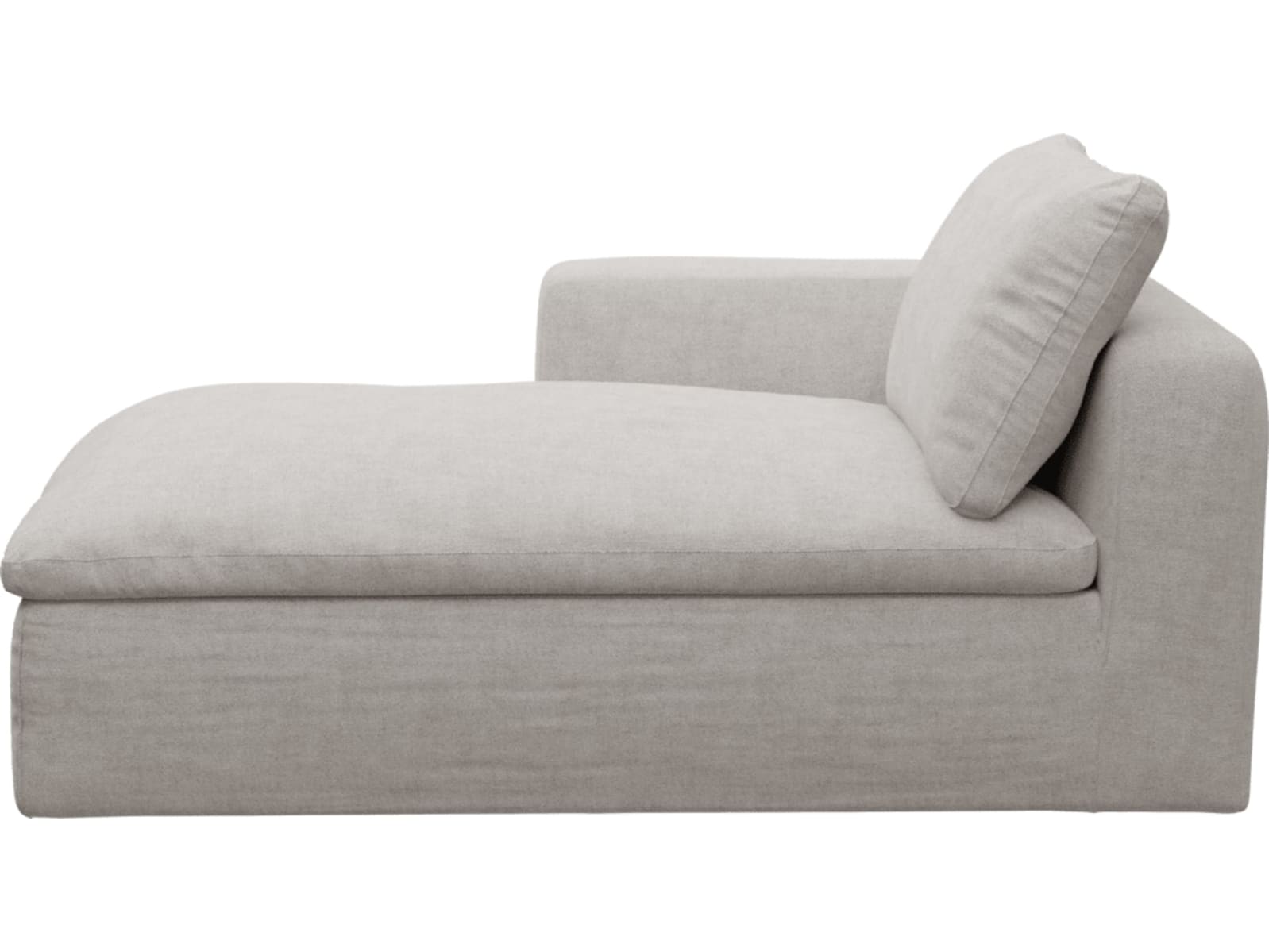 Cloud Deep Chaise Left Module Avon Mineral color Avon Mineral