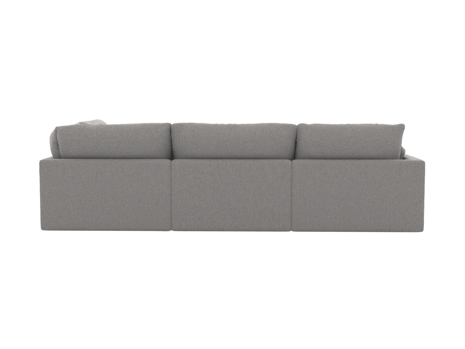 Willow Toorak Pebble Modular Sofa - 5 Seater RAF Terminal color Toorak Pebble