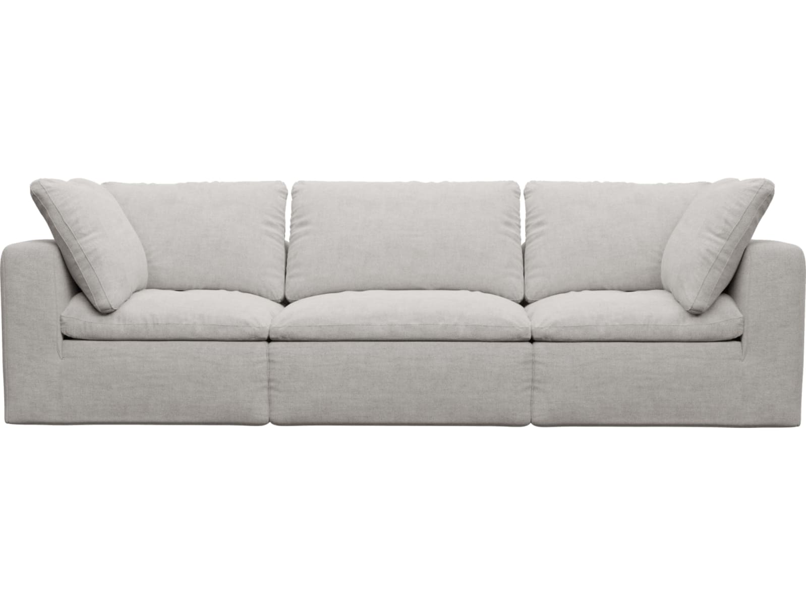 Cloud Avon Mineral Modular Sofa - 3 Piece color Avon Mineral