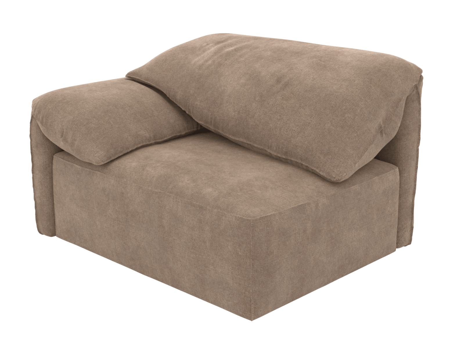 Clarence Tribute Walnut 2 Seat Left Arm Facing Sofa Module color Tribute Walnut