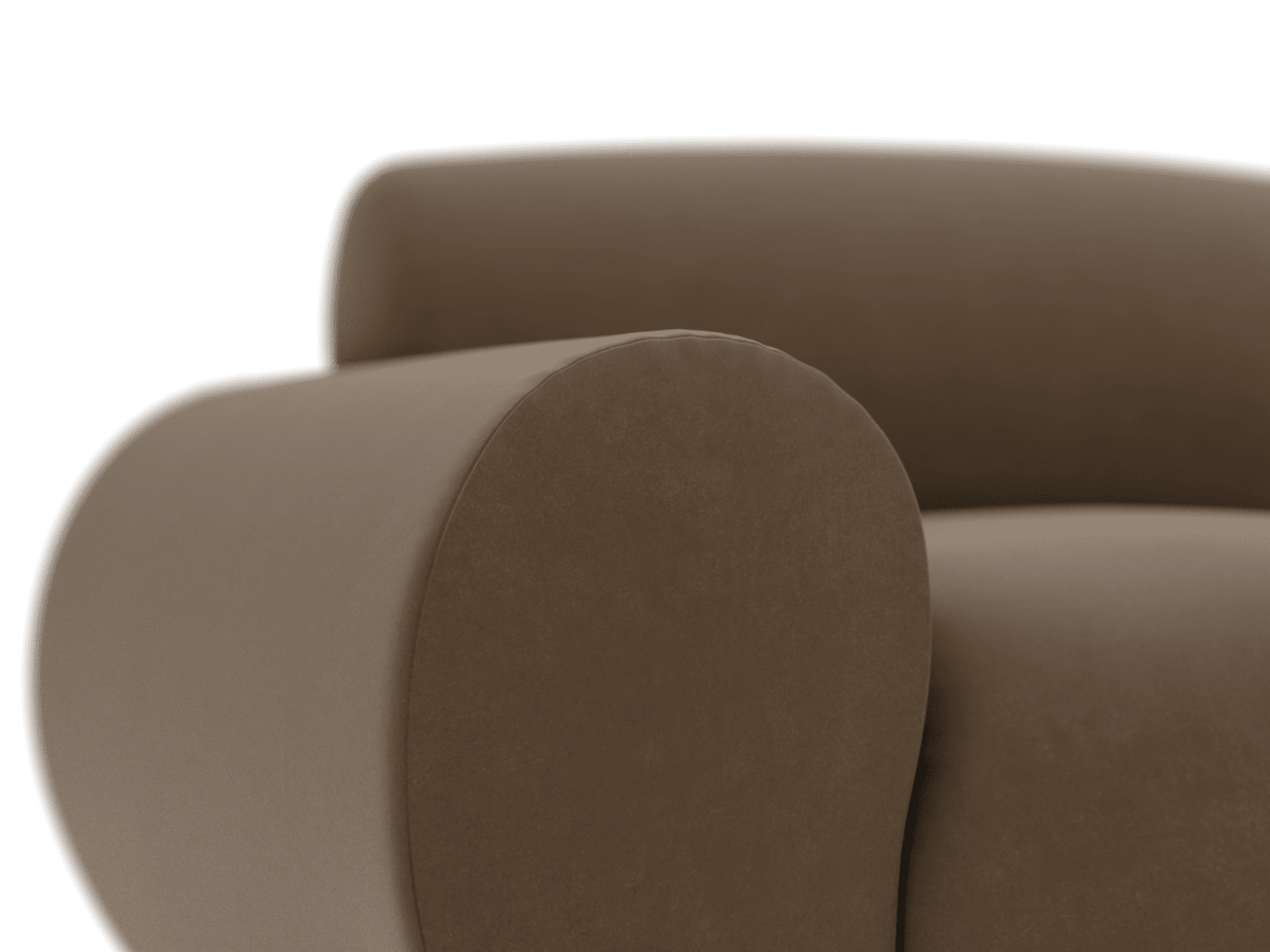 Malmo Blaze Mocha Armchair color Blaze Mocha