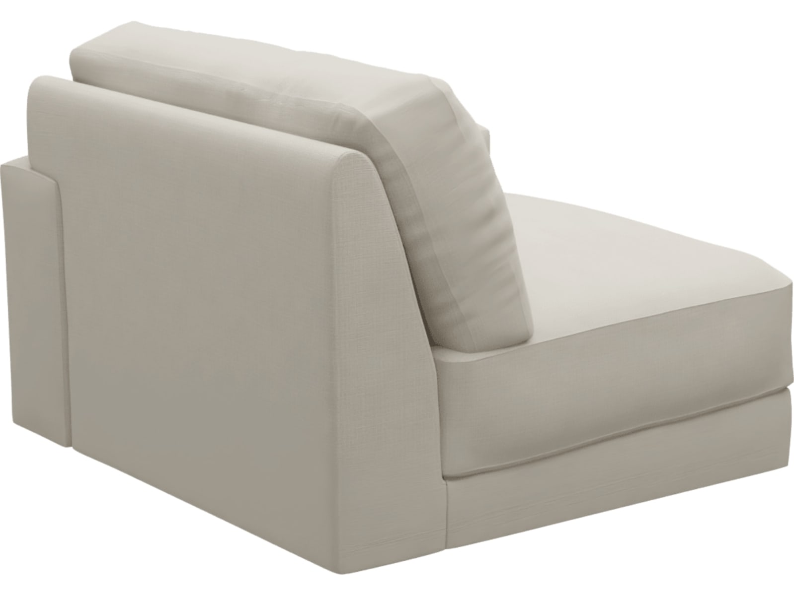 Monica Toorak Pearl Right Arm Facing Chair Module color Toorak Pearl
