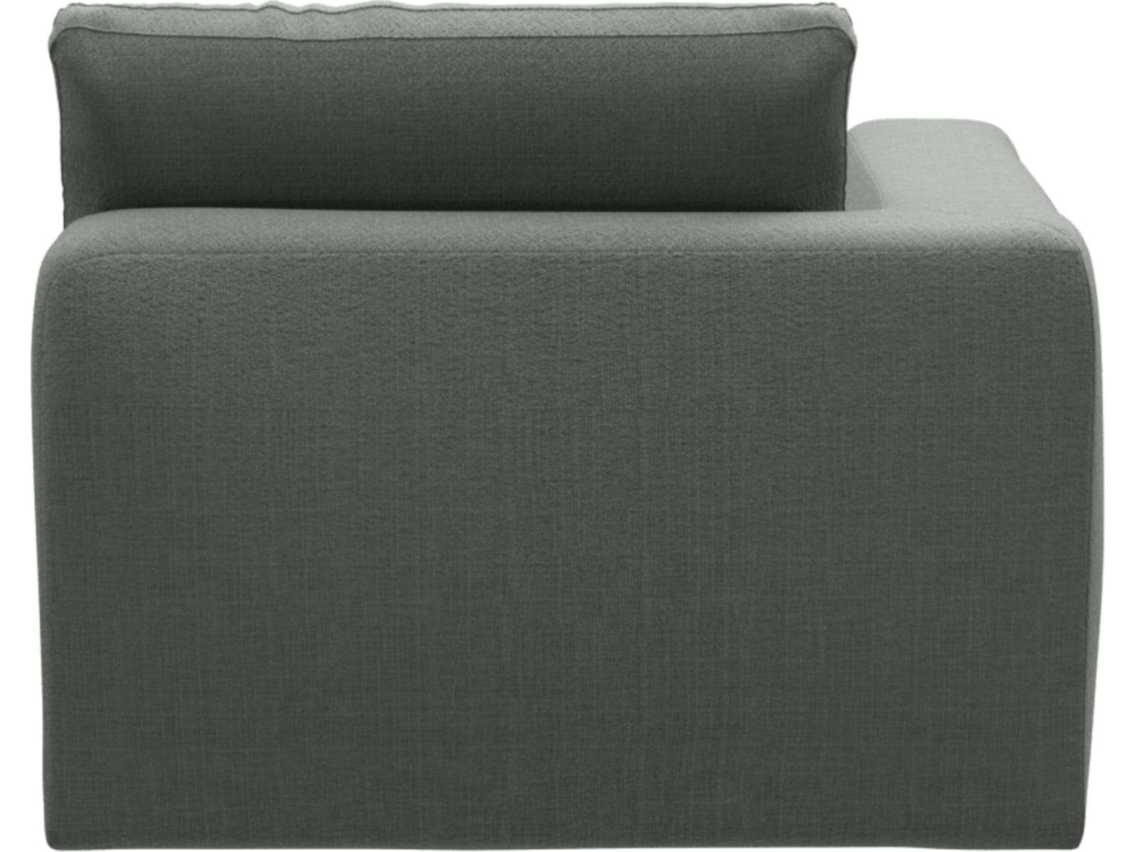 Cloud Deep Chaise Left Module Tribute Storm color Tribute Storm