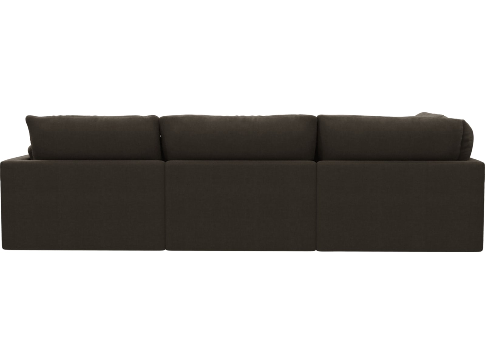 Willow Muse Mink Modular Sofa - 5 Seater LAF Terminal color Muse Mink