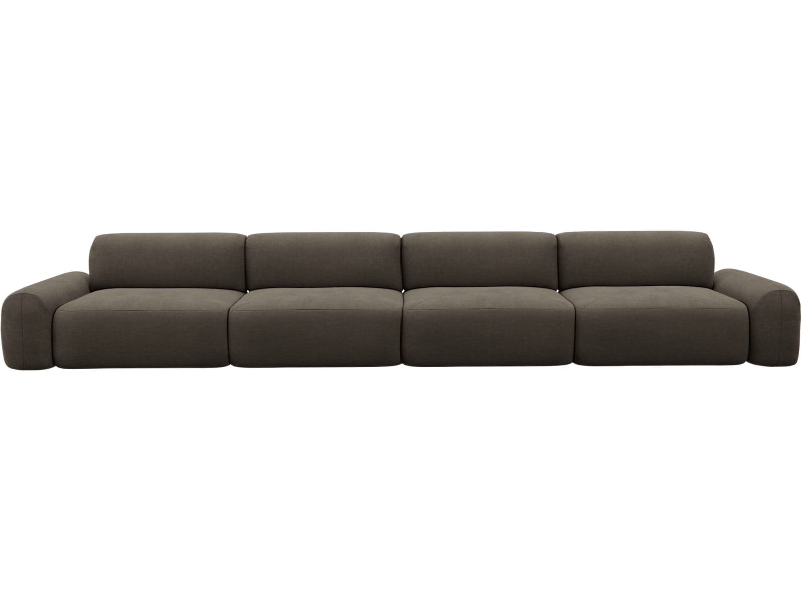 Beckett Muse Mink Modular Sofa - 4 Seater color Muse Mink