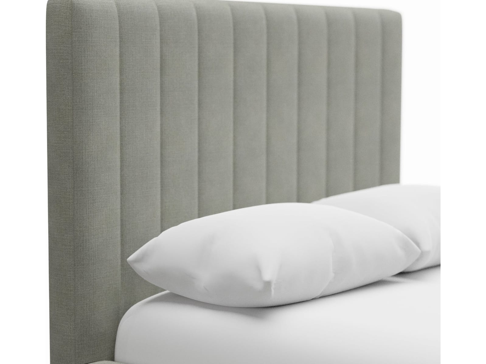 Brentwood Gas Lift Bed Toorak Pebble color Toorak Pebble