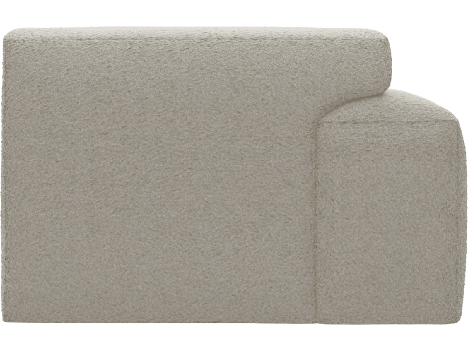 Copenhagen Boucle Ivory Left Arm Facing Sofa Module color Boucle Ivory