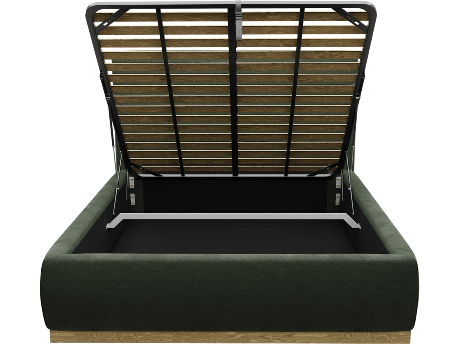 Haven Gas Lift Bed Muse Forest color Muse Forest