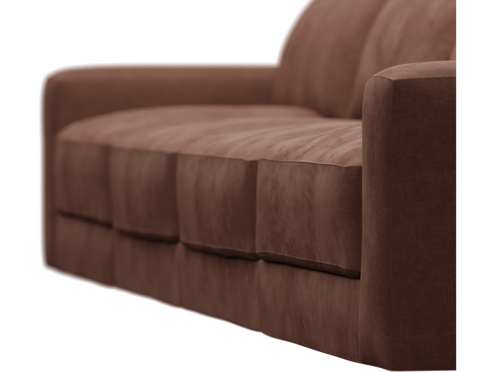 Monica Muse Rust Sofa - 4 Seater color Muse Rust