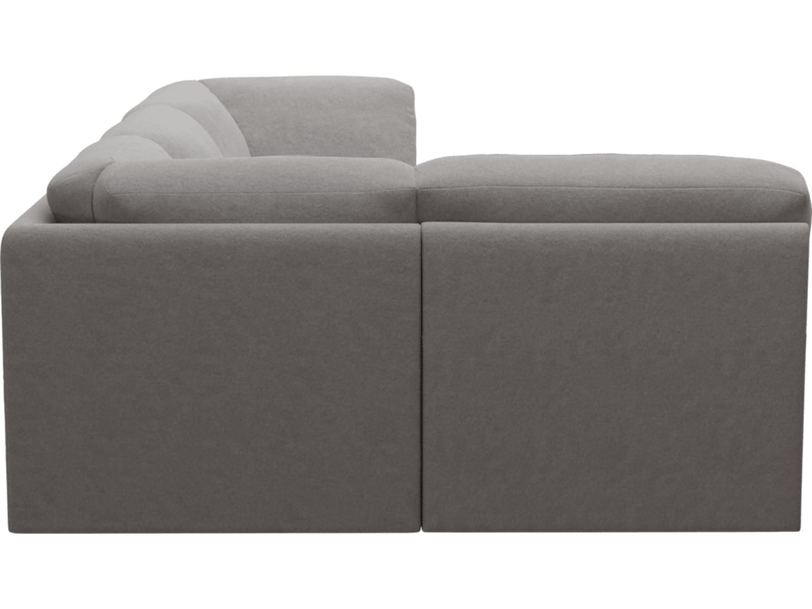 Emily Modular Sofa View Steel - 4 Piece color View Steel