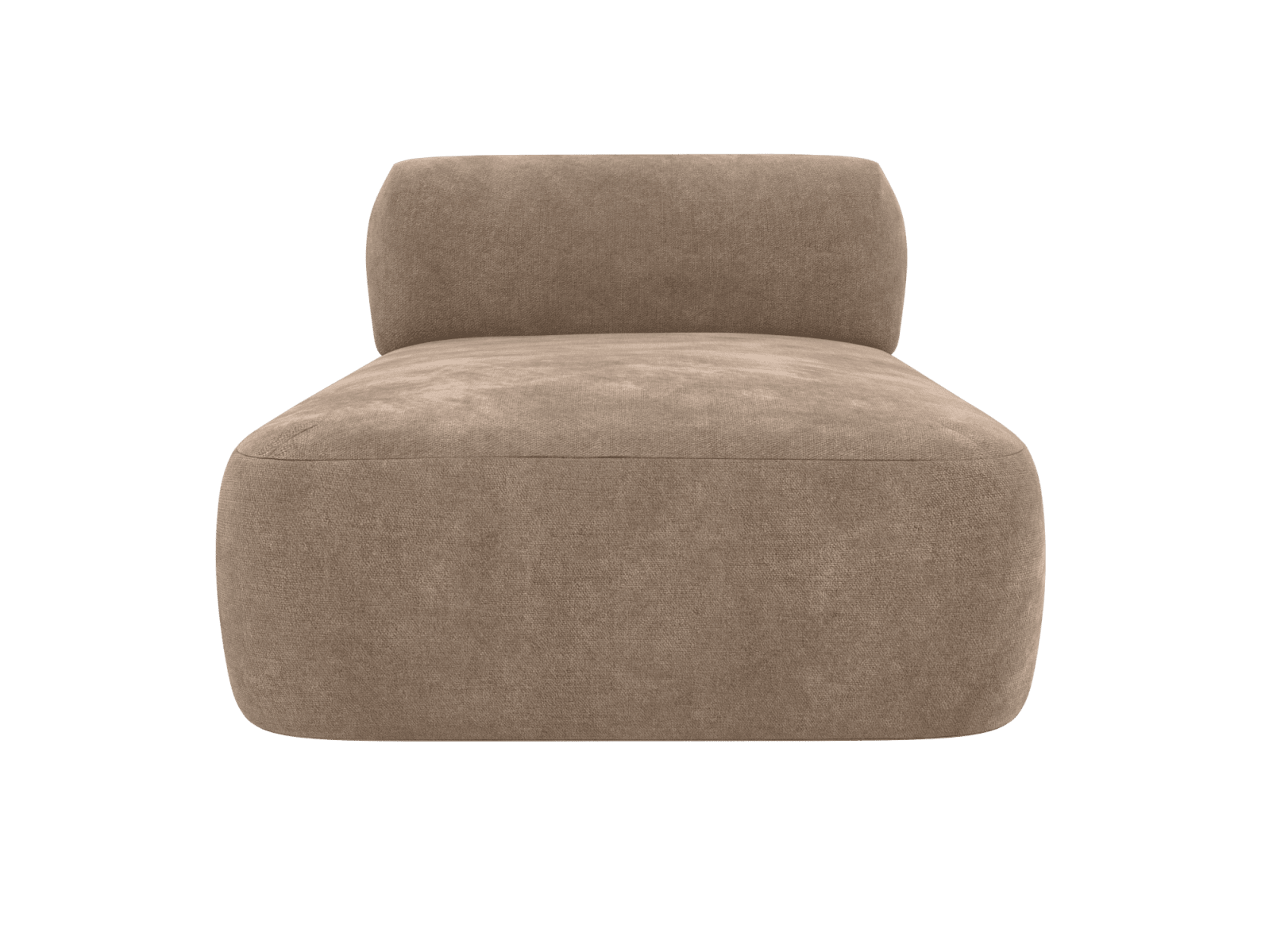Beckett Tribute Walnut Sofa Module Chaise color Tribute Walnut