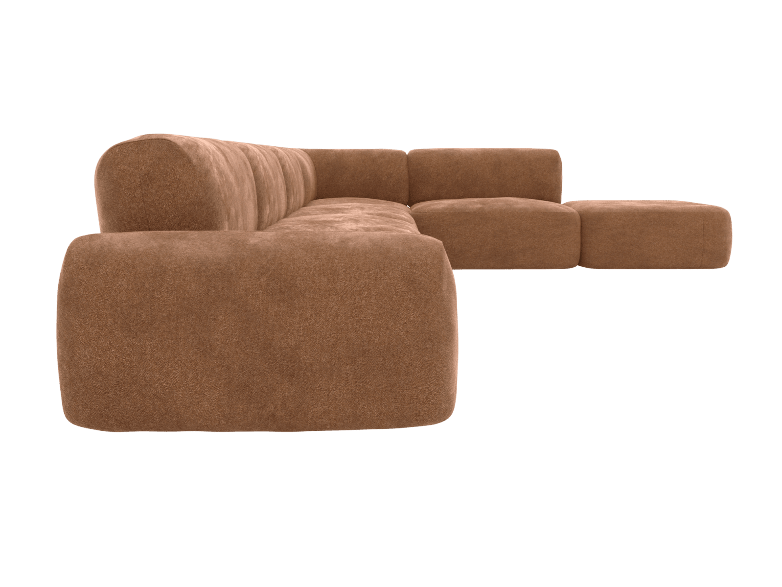Beckett Tribute Chestnut Modular Sofa - 7 Seater color Tribute Chestnut