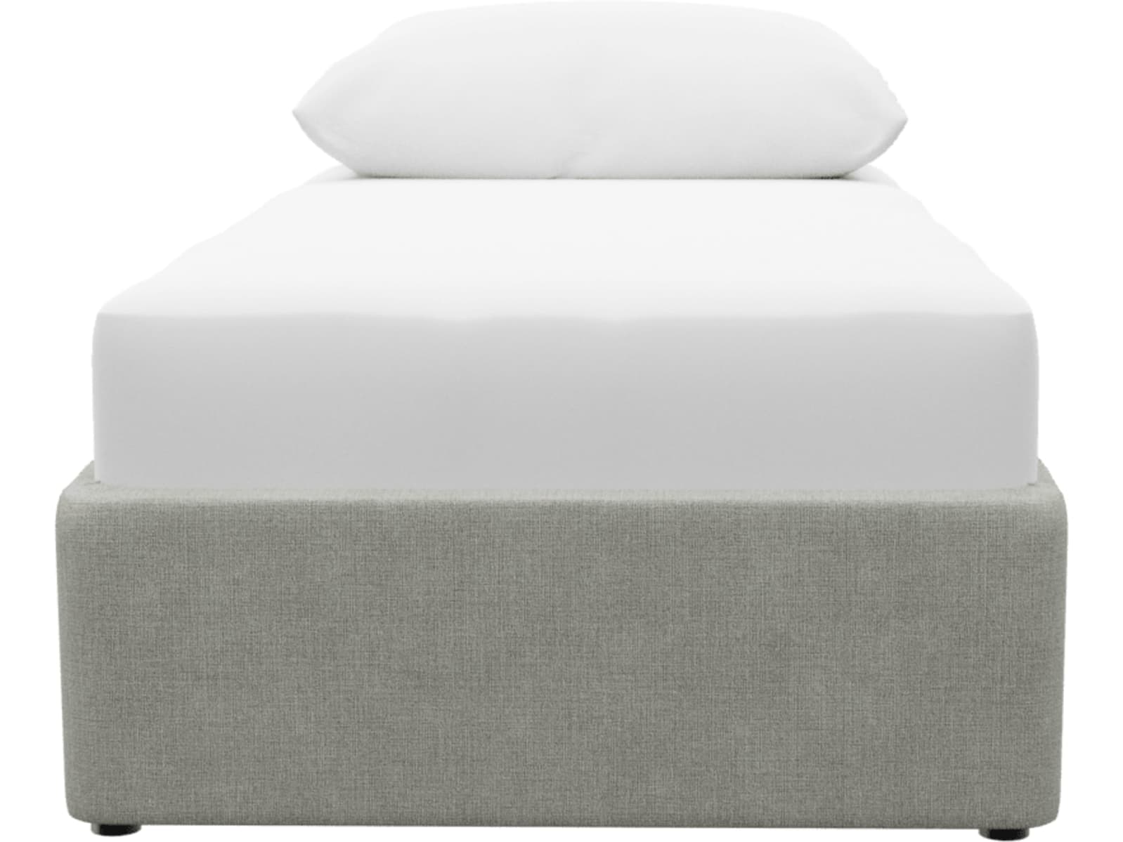 Zenith Kids 1 Storage Drawer Bed Base Toorak Pebble color Toorak Pebble