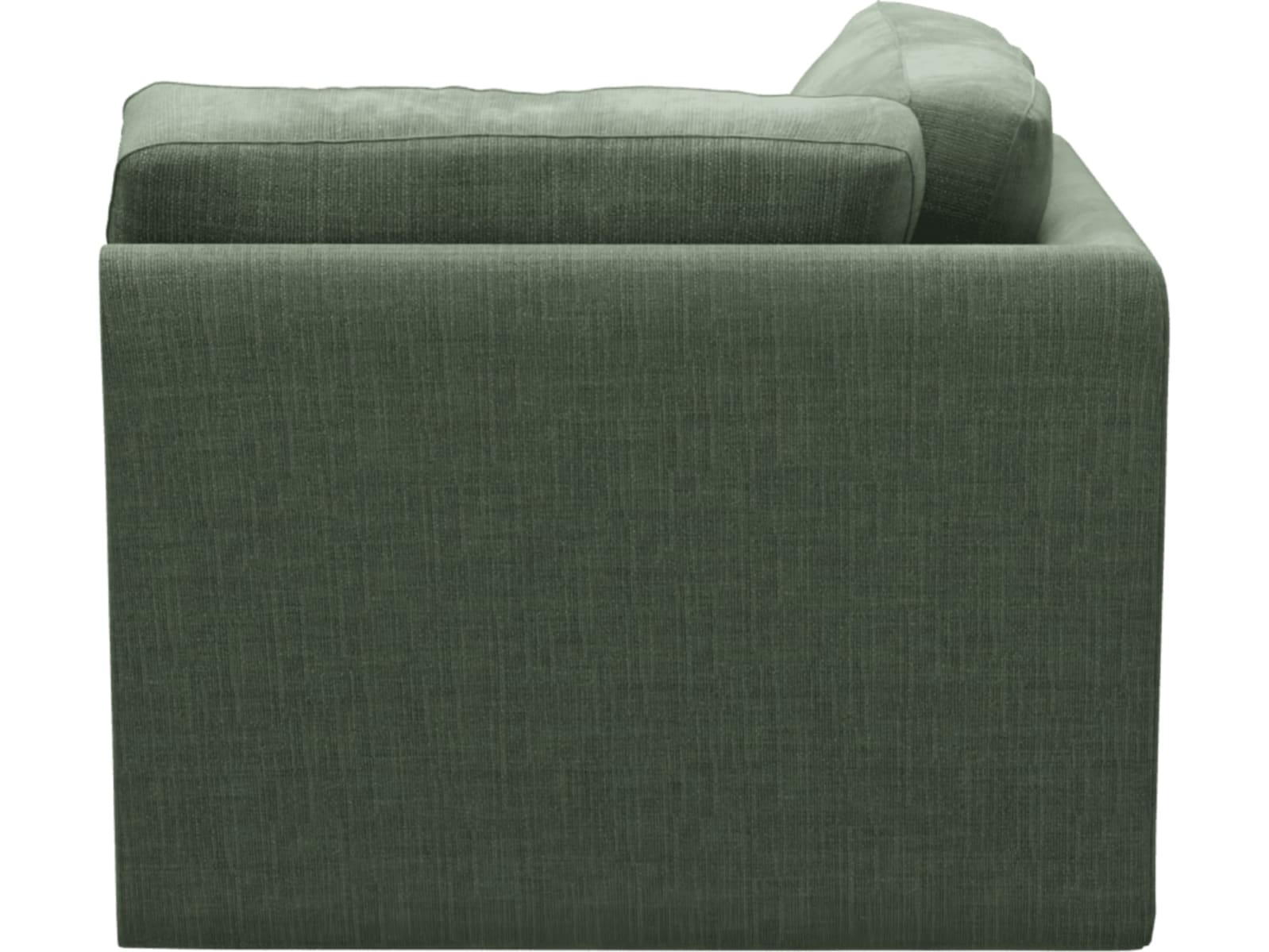 Monica Tribute Dark Jade Corner Sofa Chair Module color Tribute Dark Jade