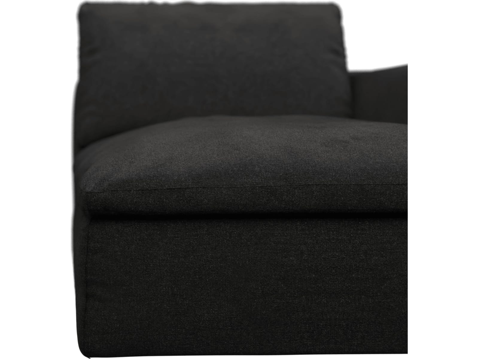Cloud Deep Chaise Right Module California Charcoal color California Charcoal