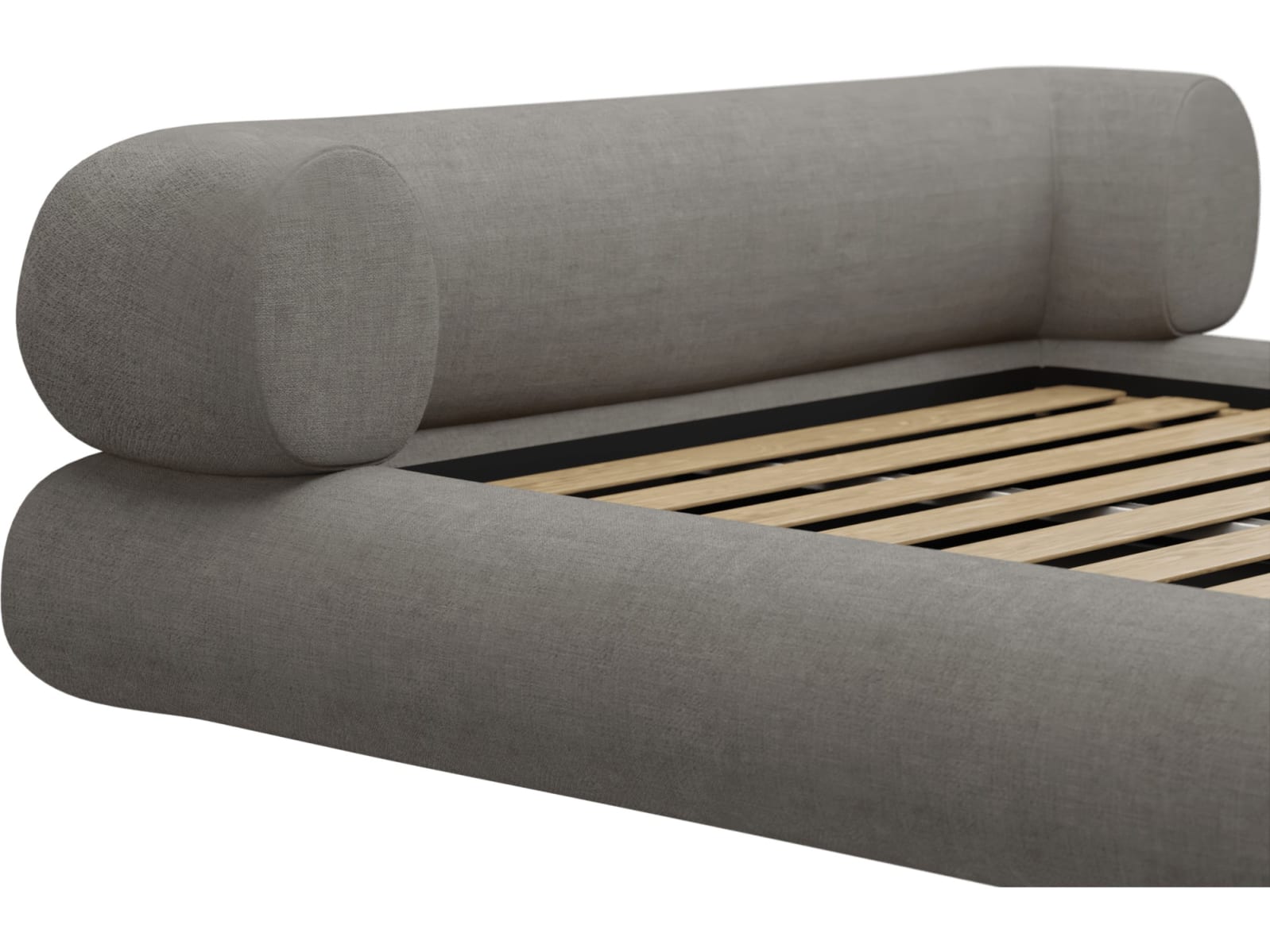 Frankie Bed Isla Soft Grey color Isla Soft Grey