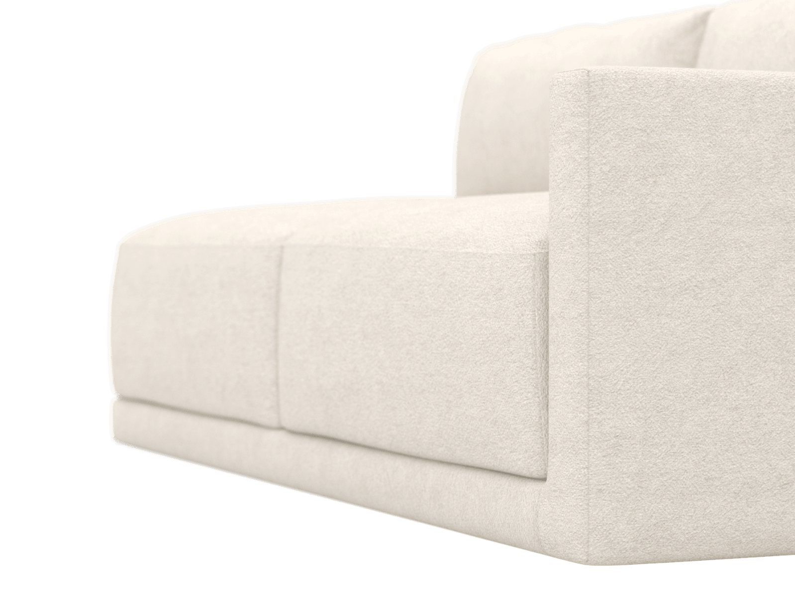 Haven Noa Fog 3 Seater Right Arm Facing Sofa Module color Noa Fog