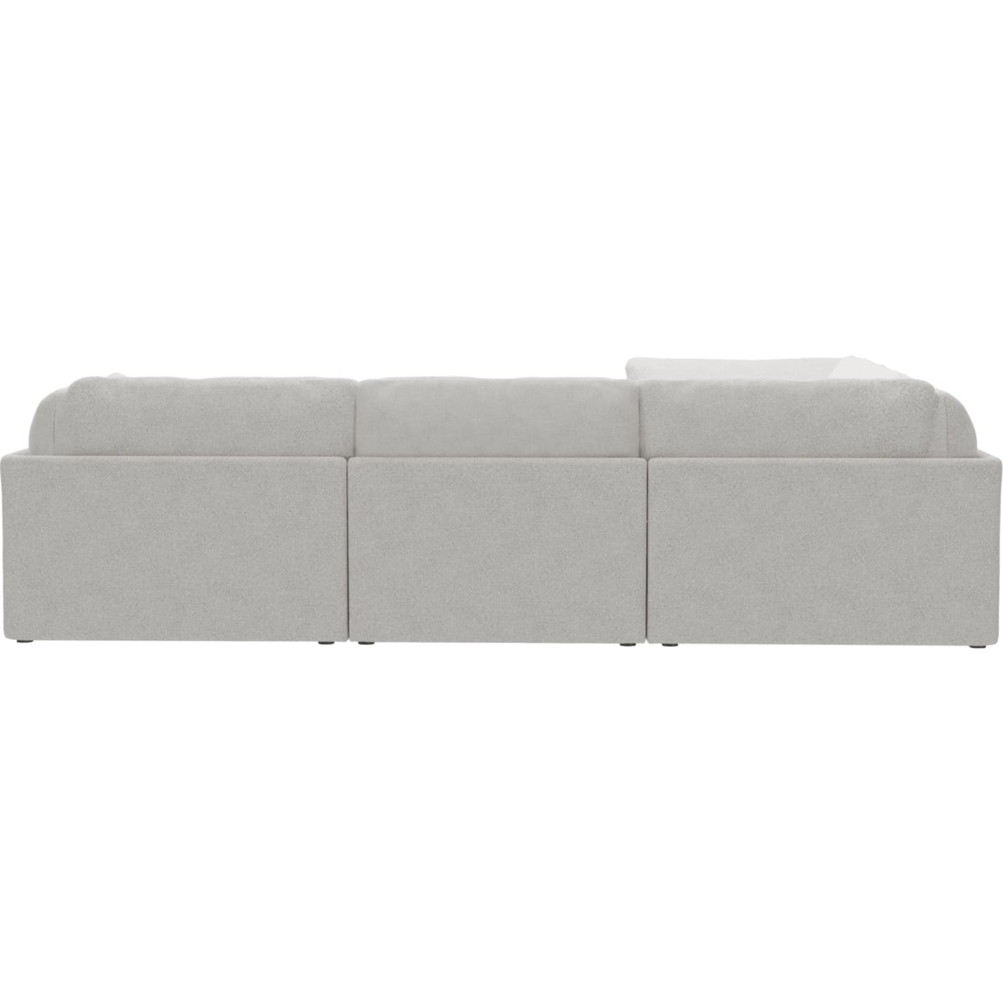 Finley Noa Fog Corner Sofa - 5 Seater color Noa Fog
