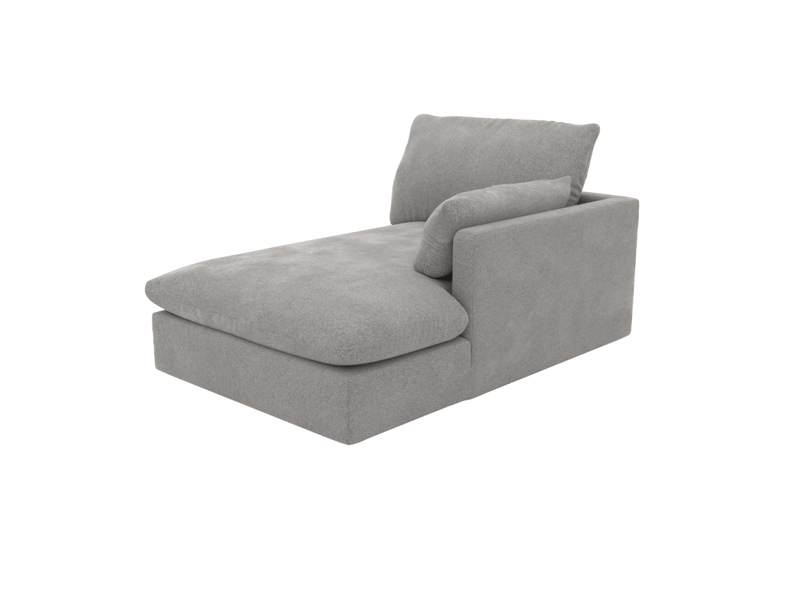 Willow Toorak Pebble Chaise Right Arm Facing Sofa Module color Toorak Pebble