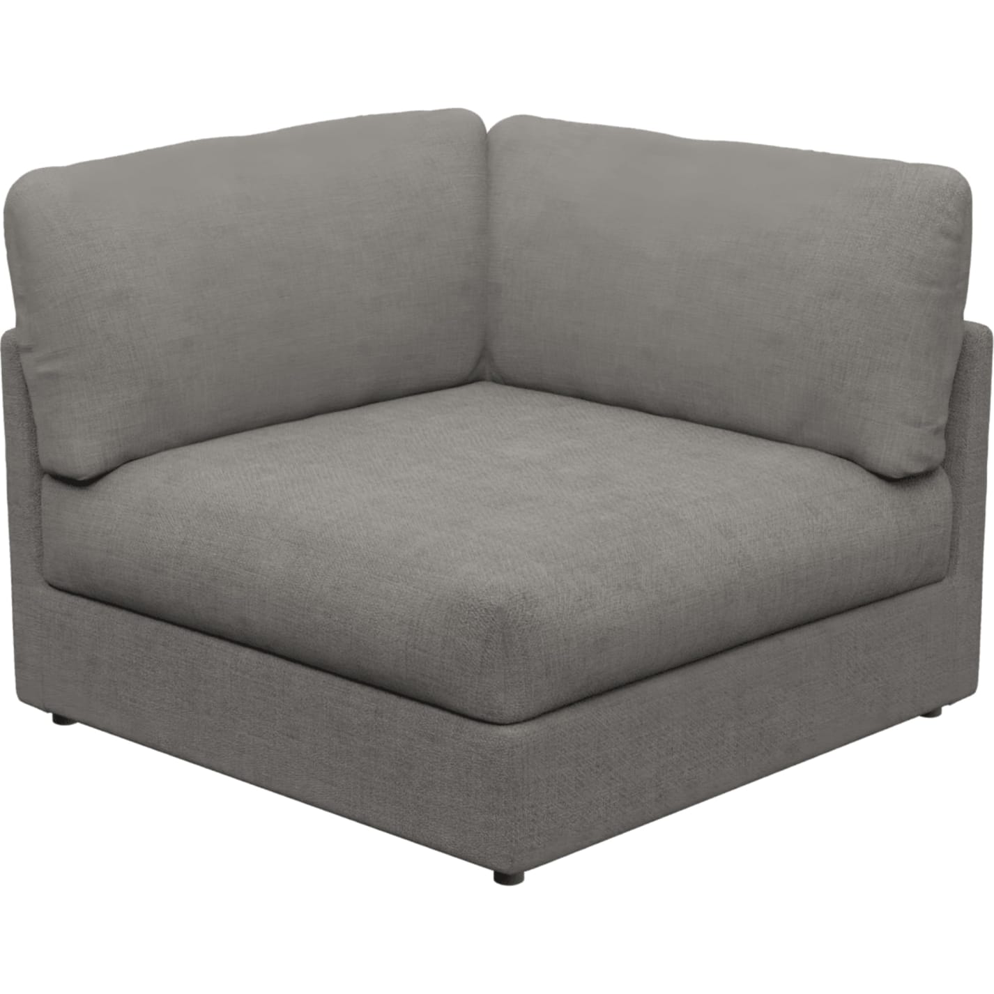 Finley Isla Soft Grey Corner Sofa Chair Module color Isla Soft Grey