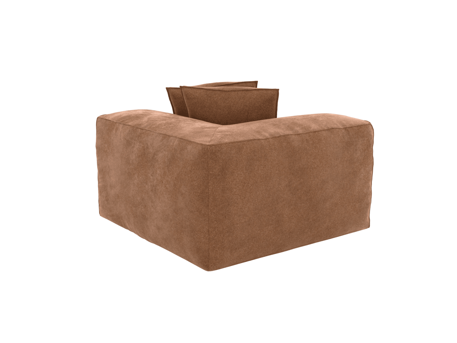 Riley Tribute Chestnut Corner Sofa Module color Tribute Chestnut