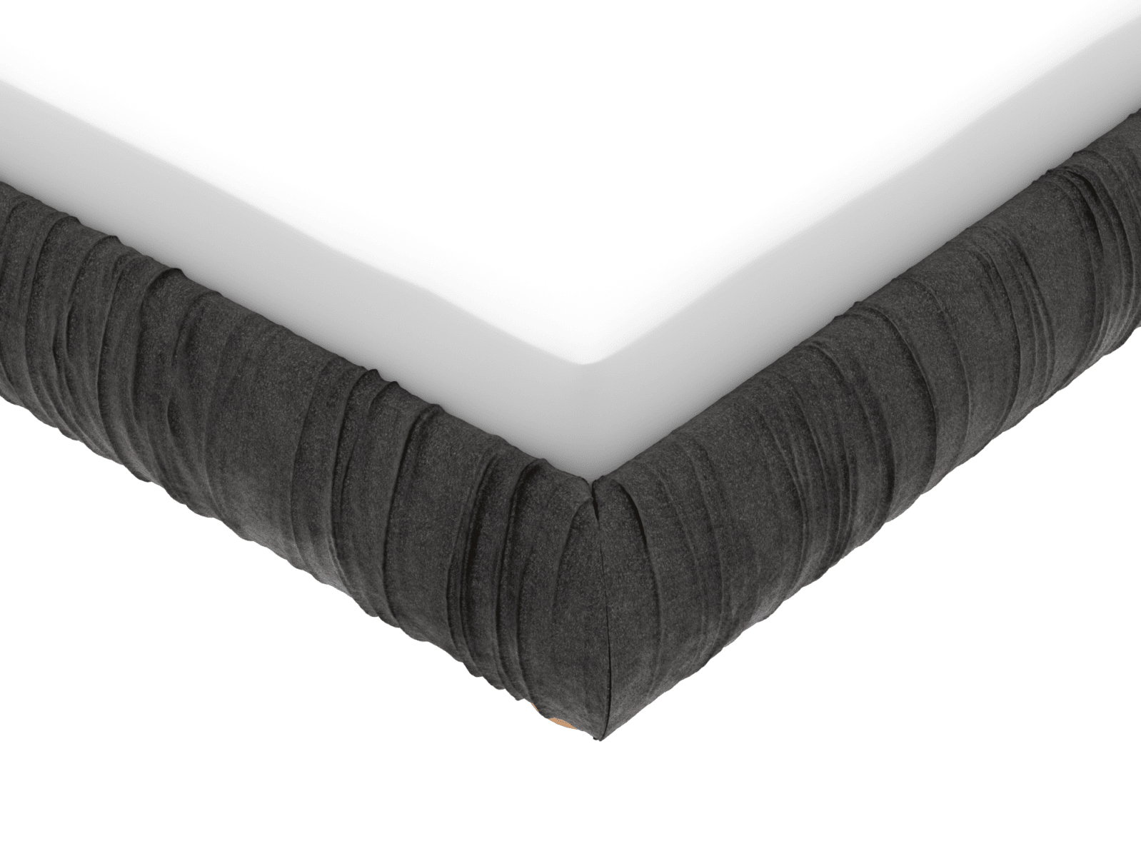 Gracie Bed Frame California Charcoal color California Charcoal