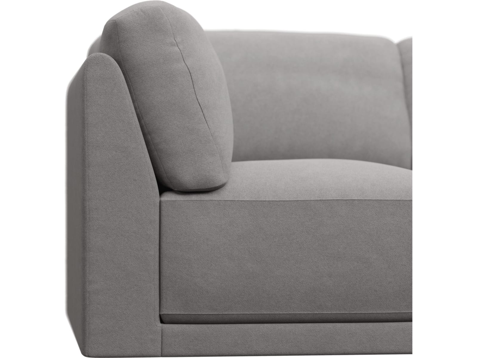 Emily Modular Sofa View Steel - 3 Piece color View Steel