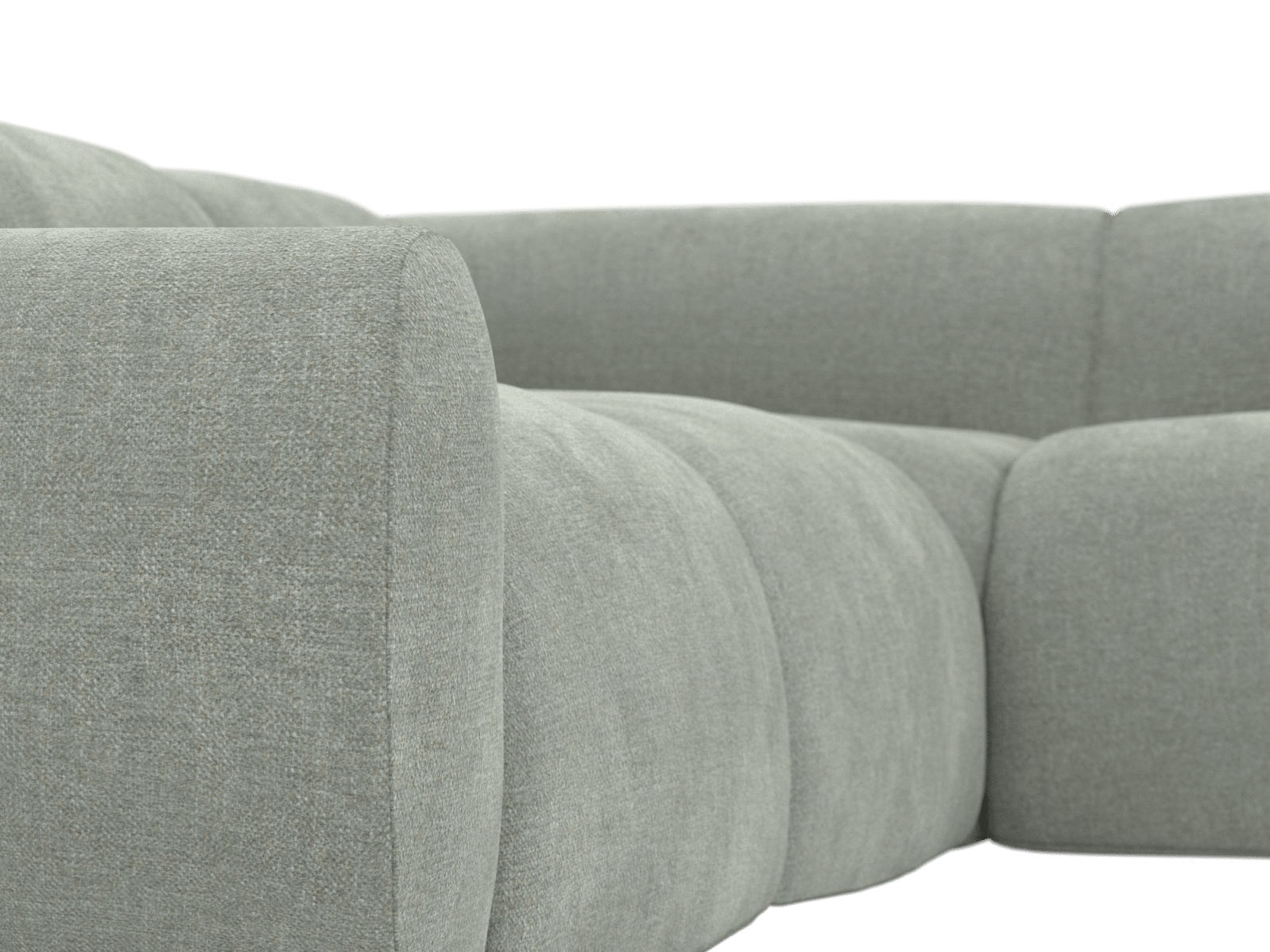 Malmo Avon Sage Corner Sofa - 5 Seater color Avon Sage