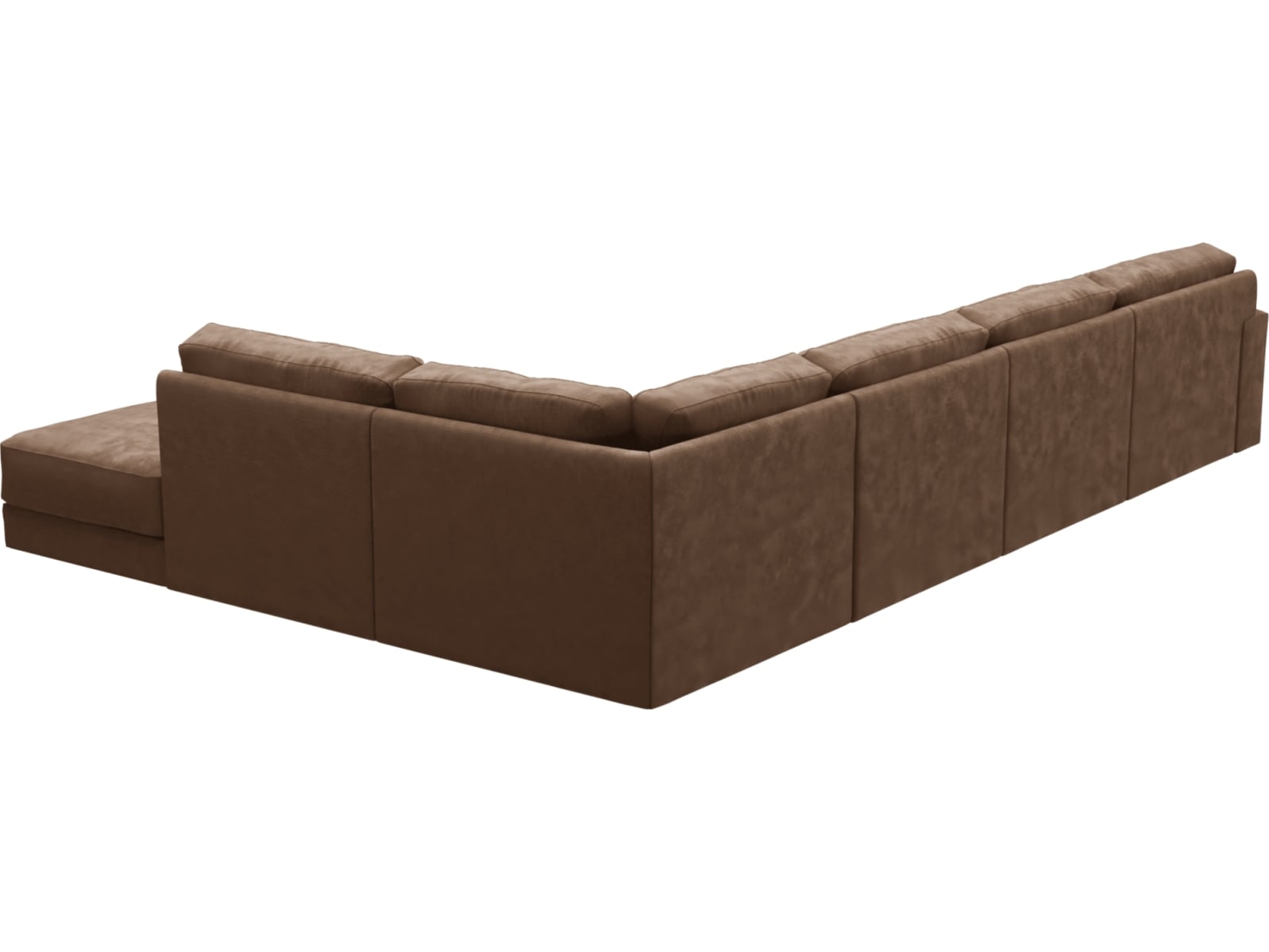 Monica Tribute Chestnut Sofa - 6 Seater RAF Terminal color Tribute Chestnut