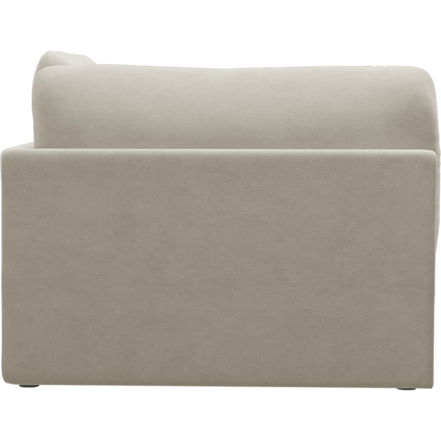 Finley Muse Flax Left Arm Facing Sofa Chair Module color Muse Flax