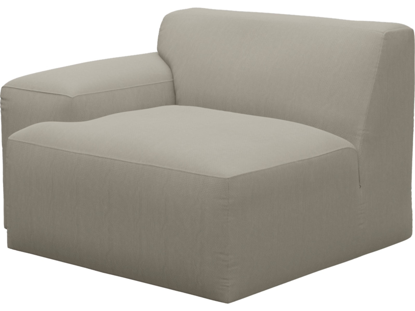 Copenhagen Plaza Natural Left Arm Facing Sofa Module color Plaza Natural