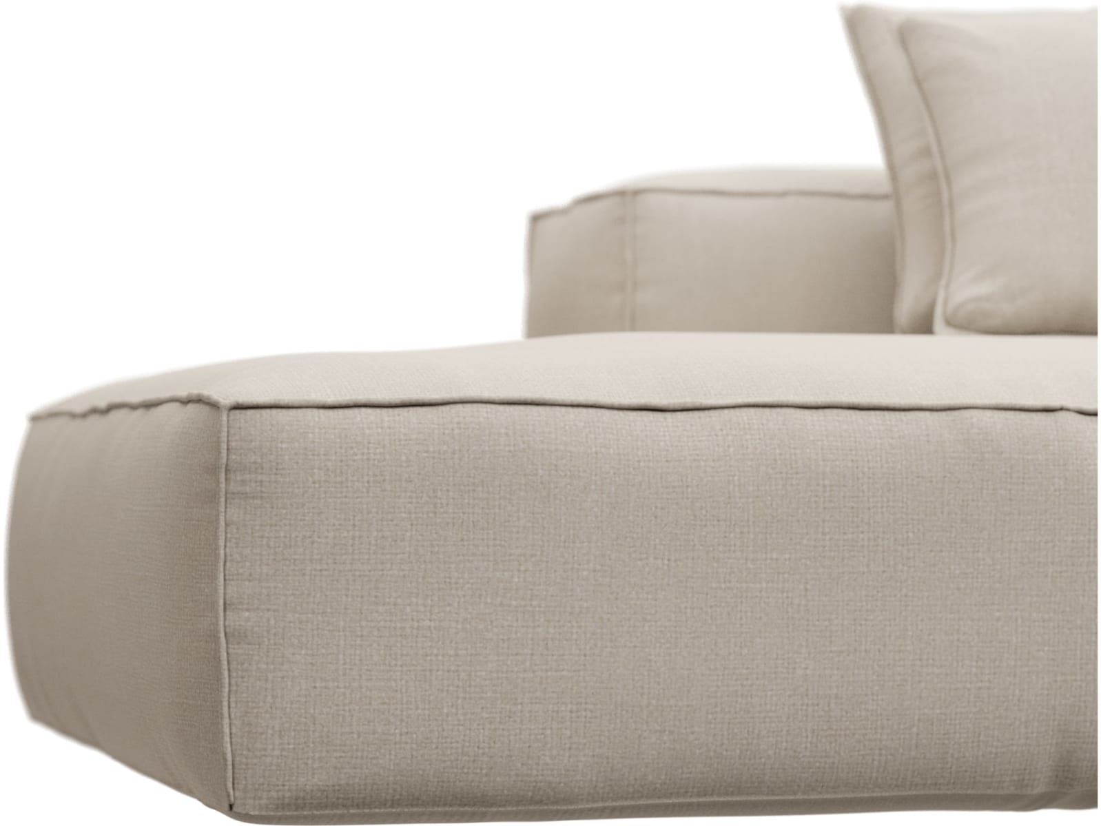 Riley Santa Fe Sand Modular Sofa - 1x Arm, 4x Armless, 1x Left Terminal color Santa Fe Sand