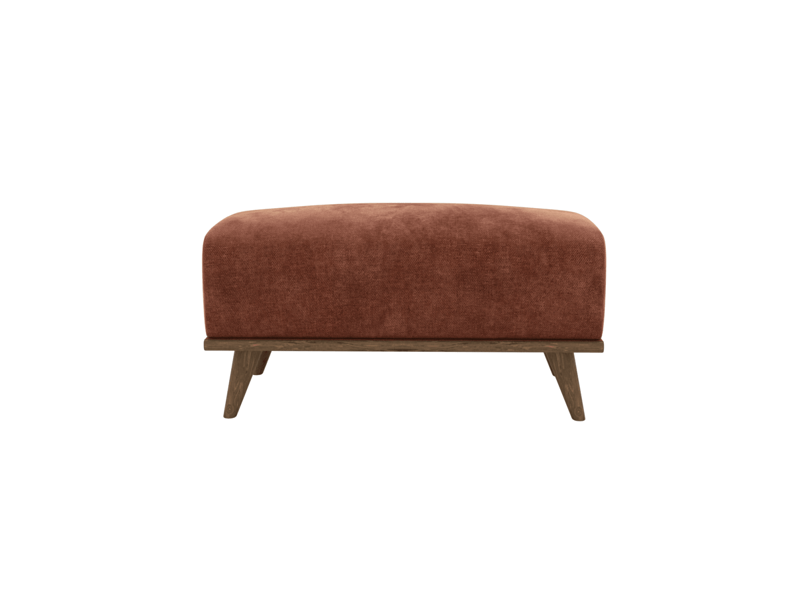Dane Muse Rust Ottoman color Muse Rust