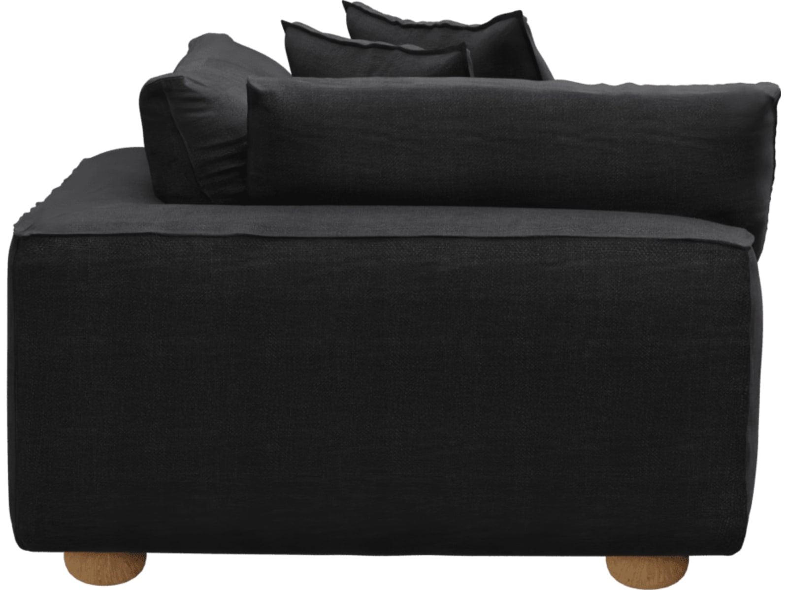 Tully Plaza Flint Grey Corner Sofa Chair Module color Plaza Flint Grey