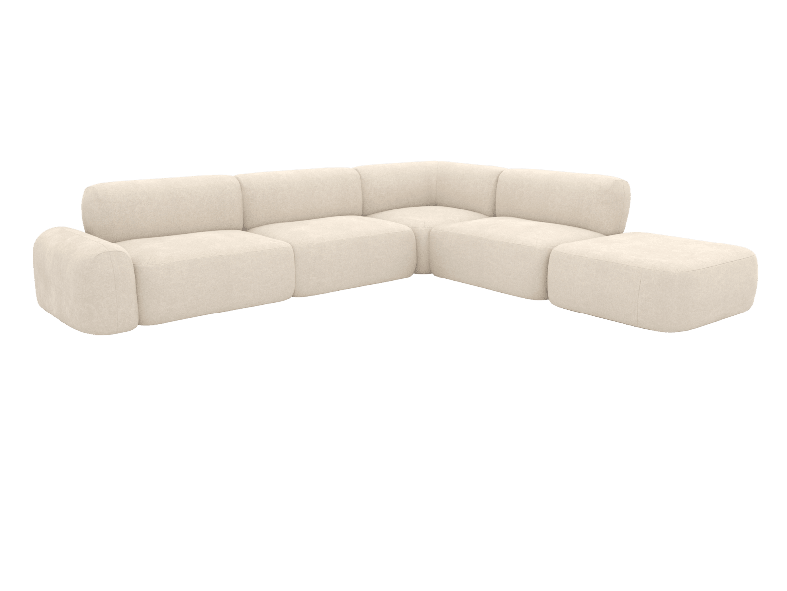 Beckett Tribute Shell Modular Sofa - 6 Seater color Tribute Shell