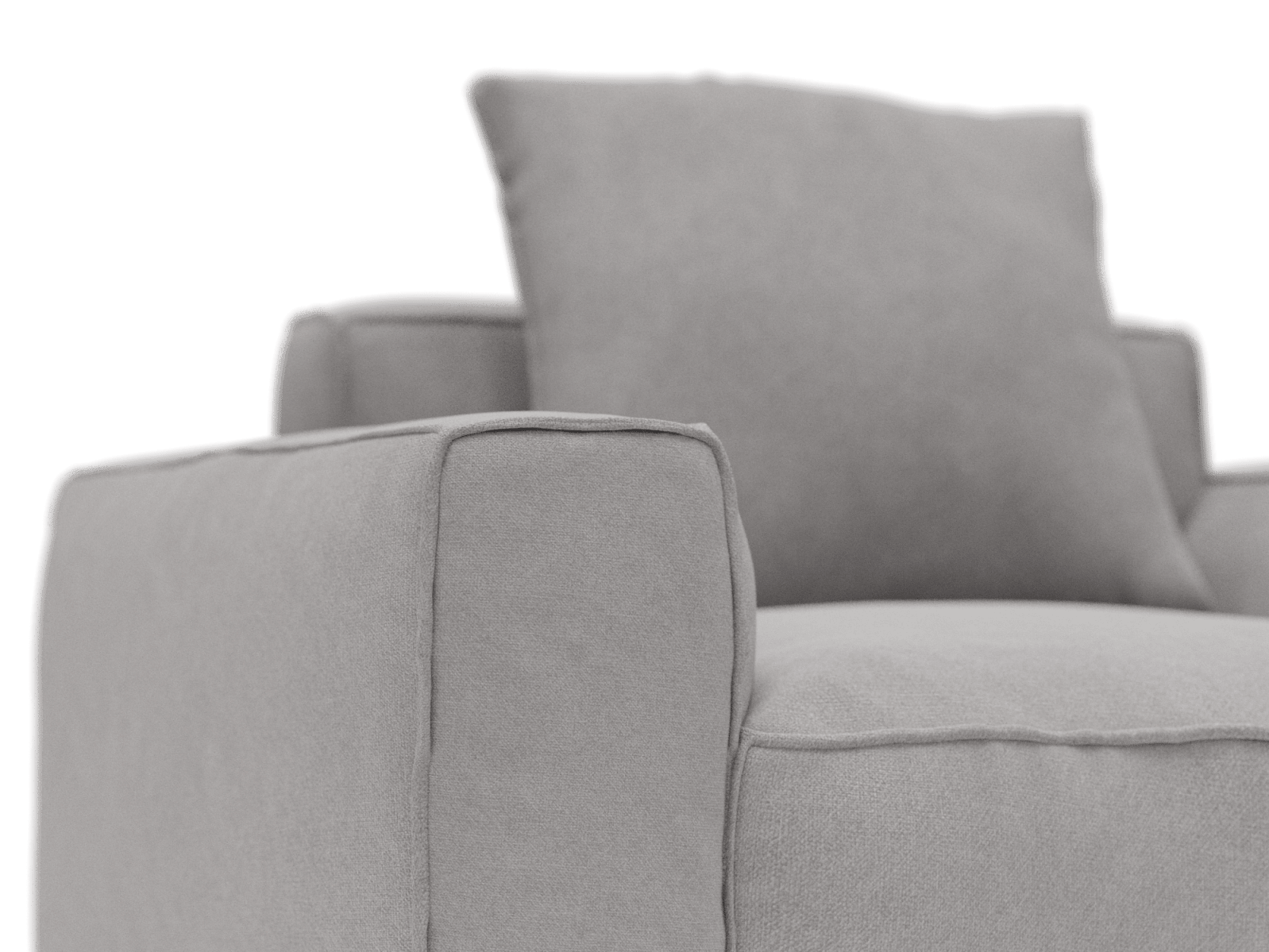 Riley Apt View Steel Armchair color View Steel