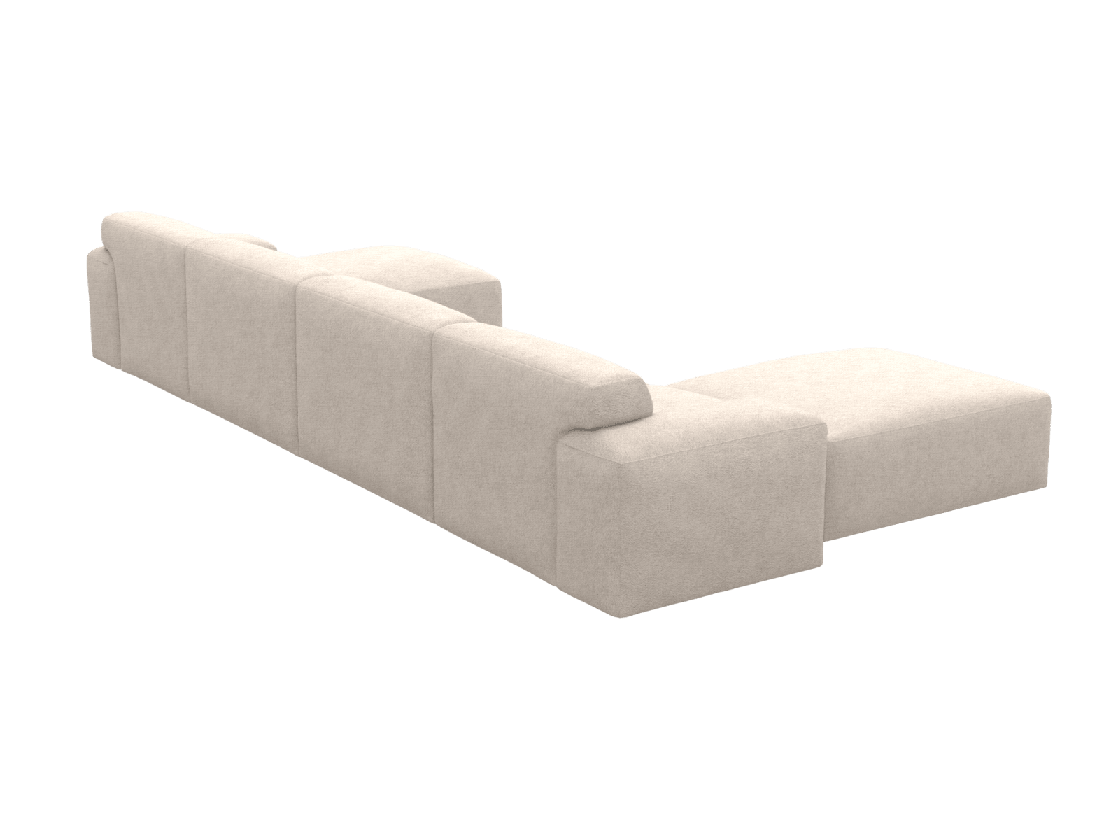 Copenhagen Noa Desert Chaise Sofa - 5 Seater U Shaped Modular color Noa Desert
